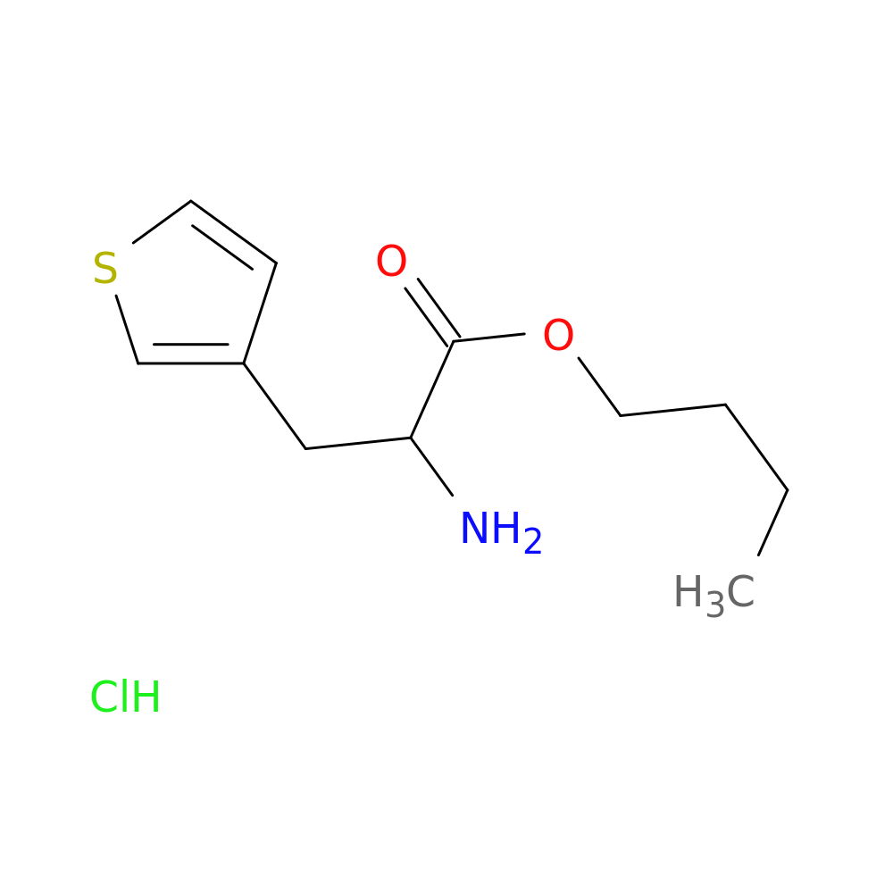 butyl 2-amino-3-(thiophen-3-yl)propanoate hydrochloride