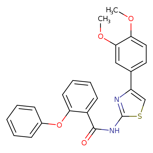N-[4-(3,4-dimethoxyphenyl)-1,3-thiazol-2-yl]-2-phenoxybenzamide