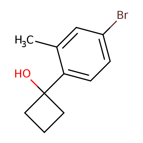 1-(4-Bromo-2-methylphenyl)cyclobutanol