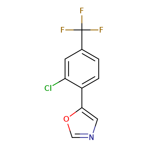 5-(2-chloro-4-(trifluoromethyl)phenyl)oxazole