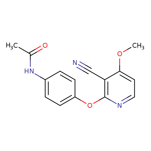 N-{4-[(3-cyano-4-methoxypyridin-2-yl)oxy]phenyl}acetamide