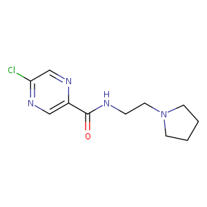 5-Chloro-n-(2-pyrrolidin-1-ylethyl)pyrazine-2-carboxamide