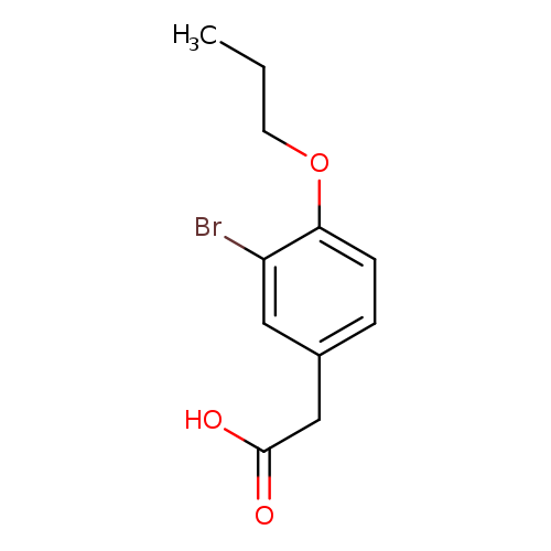 3-Bromo-4-propoxyphenylacetic acid