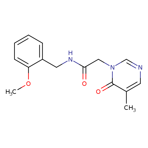 N-[(2-methoxyphenyl)methyl]-2-(5-methyl-6-oxo-1,6-dihydropyrimidin-1-yl)acetamide