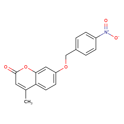 4-methyl-7-[(4-nitrophenyl)methoxy]-2H-chromen-2-one