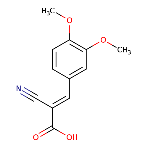 (2E)-2-cyano-3-(3,4-dimethoxyphenyl)prop-2-enoic acid