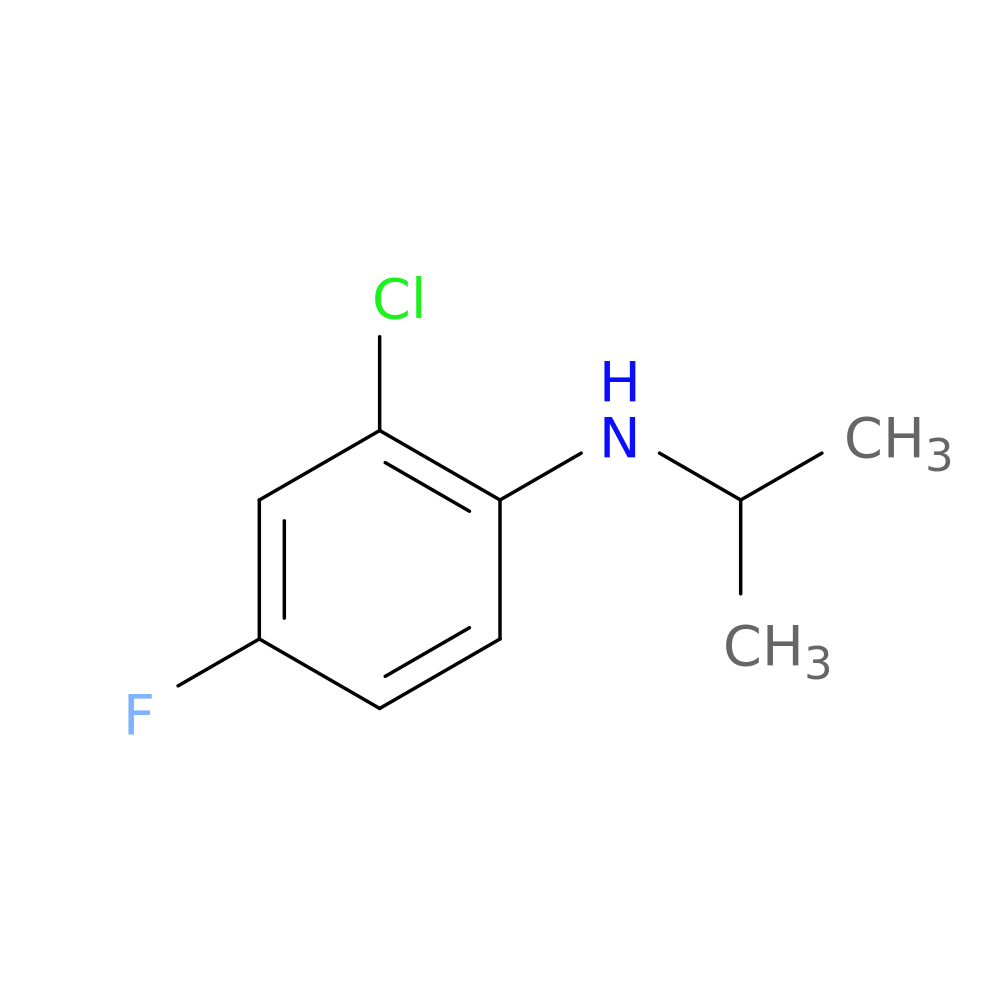 2-chloro-4-fluoro-N-(propan-2-yl)aniline