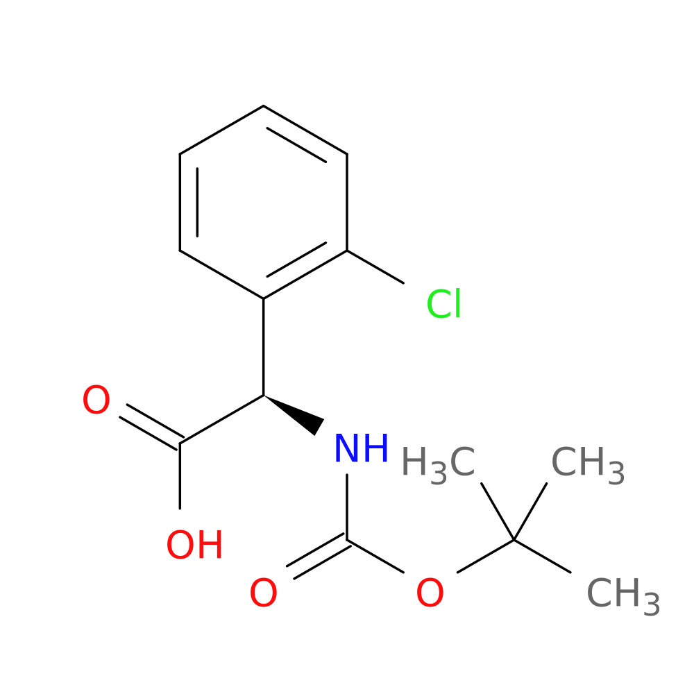 (R)-2-((Tert-Butoxycarbonyl)Amino)-2-(2-Chlorophenyl)Acetic Acid