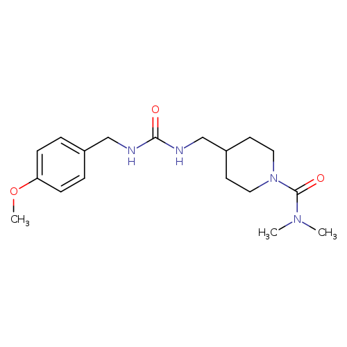 4-[({[(4-methoxyphenyl)methyl]carbamoyl}amino)methyl]-N,N-dimethylpiperidine-1-carboxamide