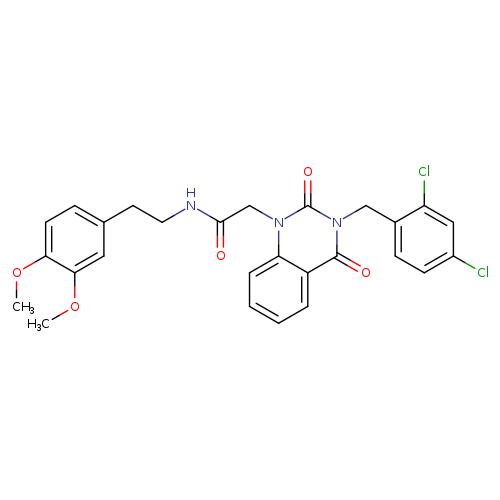 2-{3-[(2,4-dichlorophenyl)methyl]-2,4-dioxo-1,2,3,4-tetrahydroquinazolin-1-yl}-N-[2-(3,4-dimethoxyphenyl)ethyl]acetamide