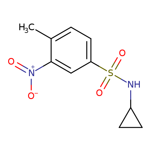 N-Cyclopropyl-4-methyl-3-nitrobenzenesulfonamide