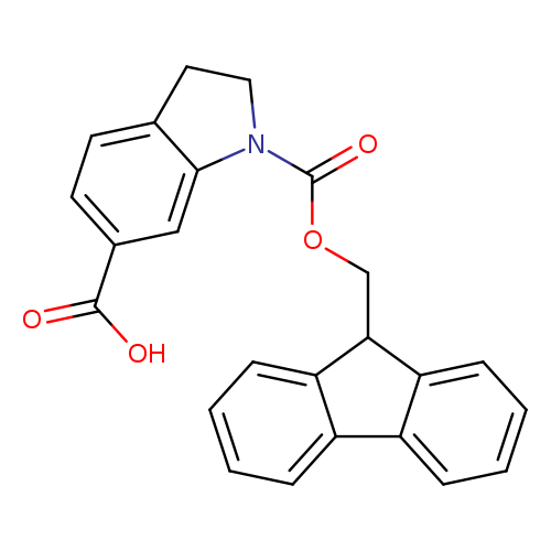 1-[(9H-FLUOREN-9-YLMETHOXY)CARBONYL]-2,3-DIHYDRO-1H-INDOLE-6-CARBOXYLIC A+
