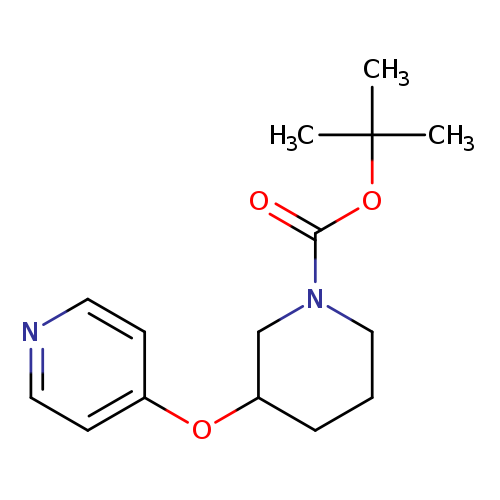 3-(Pyridin-4-yloxy)-piperidine-1-carboxylic acid tert-butyl ester