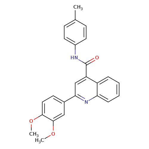 2-(3,4-dimethoxyphenyl)-N-(4-methylphenyl)-4-quinolinecarboxamide
