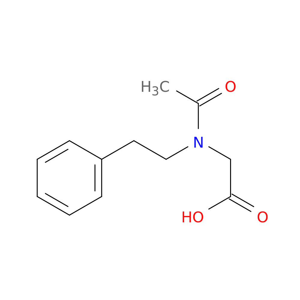 2-[N-(2-phenylethyl)acetamido]acetic acid
