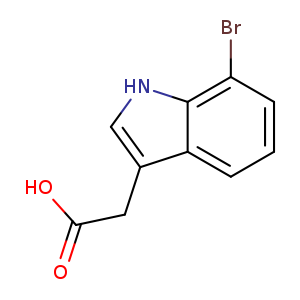 1H-Indole-3-aceticacid,7-bromo-(9CI)