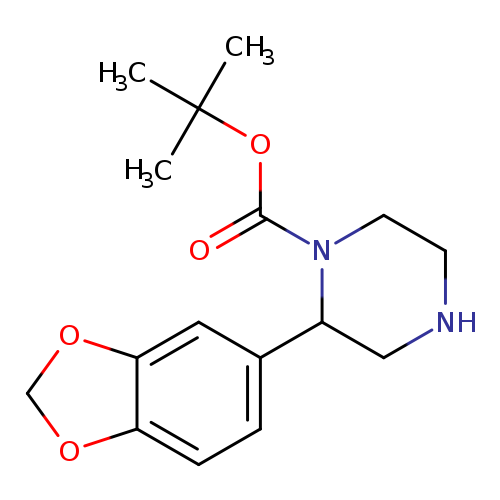 tert-butyl 2-(2H-1,3-benzodioxol-5-yl)piperazine-1-carboxylate