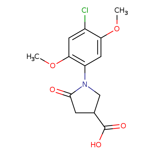 1-(4-Chloro-2,5-dimethoxyphenyl)-5-oxopyrrolidine-3-carboxylic acid