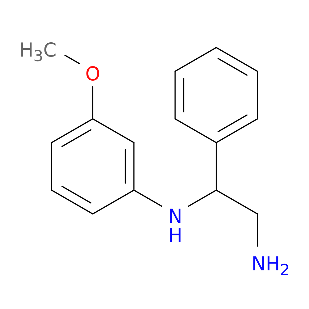 N1-(3-methoxyphenyl)-1-phenylethane-1,2-diamine