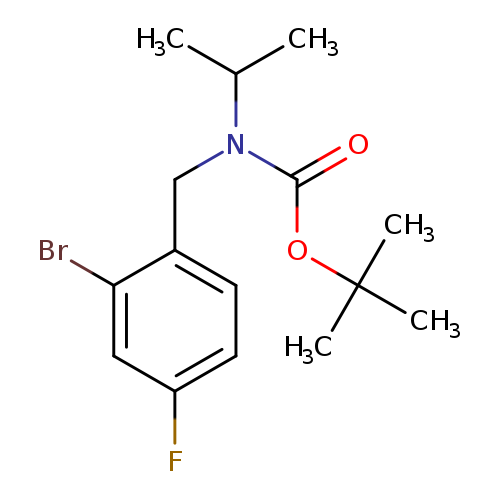 tert-Butyl 2-bromo-4-fluorobenzyl(isopropyl)carbamate