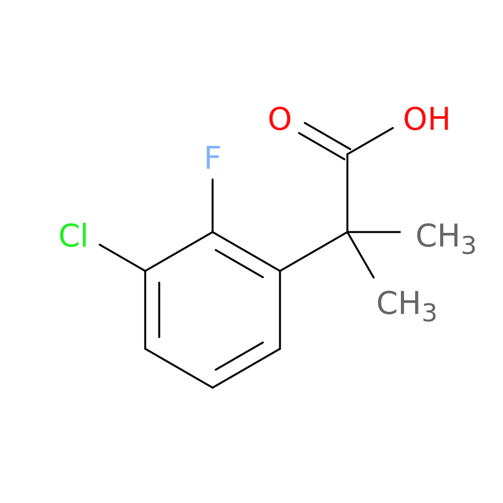 2-(3-Chloro-2-fluorophenyl)-2-methylpropanoic acid
