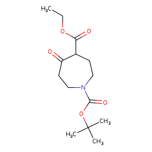 1H-Azepine-1,4-dicarboxylic acid, hexahydro-5-oxo-, 1-(1,1-dimethylethyl) 4-ethyl ester