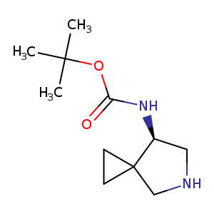 Carbamic acid, N-(7R)-5-azaspiro[2.4]hept-7-yl-, 1,1-dimethylethyl ester