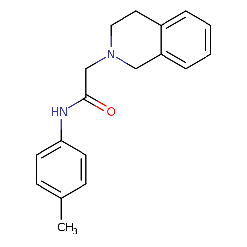 2(1H)-Isoquinolineacetamide, 3,4-dihydro-N-(4-methylphenyl)-