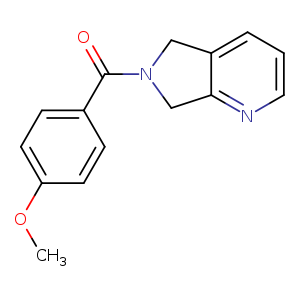 6-(4-methoxybenzoyl)-5H,6H,7H-pyrrolo[3,4-b]pyridine