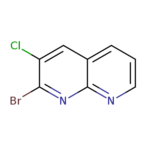 2-Bromo-3-chloro-1,8-naphthyridine