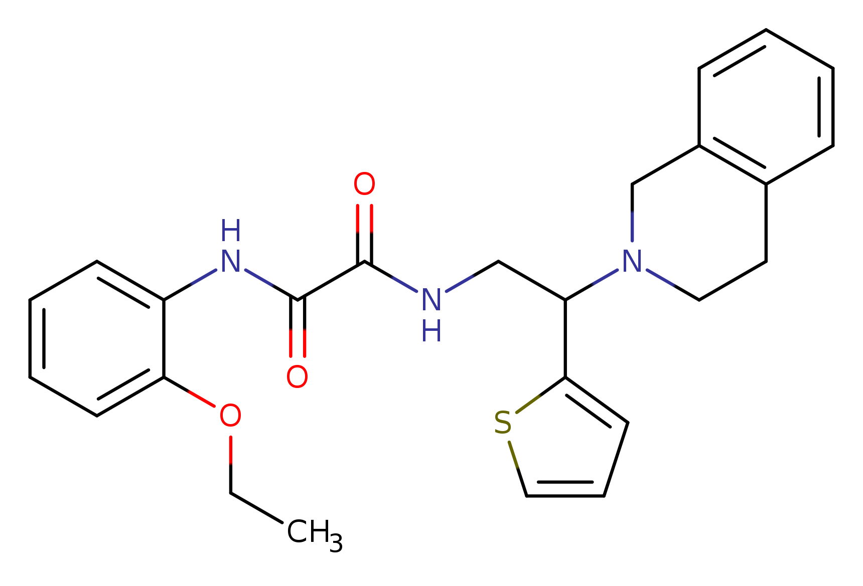 N'-(2-ethoxyphenyl)-N-[2-(1,2,3,4-tetrahydroisoquinolin-2-yl)-2-(thiophen-2-yl)ethyl]ethanediamide