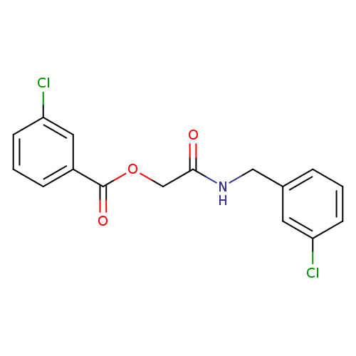 {[(3-chlorophenyl)methyl]carbamoyl}methyl 3-chlorobenzoate