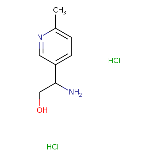 2-amino-2-(6-methylpyridin-3-yl)ethan-1-ol dihydrochloride