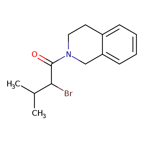 2-bromo-3-methyl-1-(1,2,3,4-tetrahydroisoquinolin-2-yl)butan-1-one