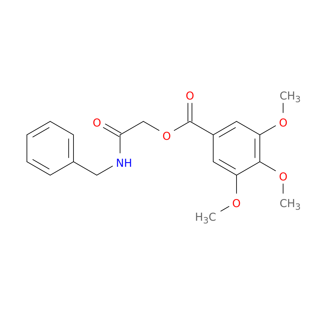 (benzylcarbamoyl)methyl 3,4,5-trimethoxybenzoate