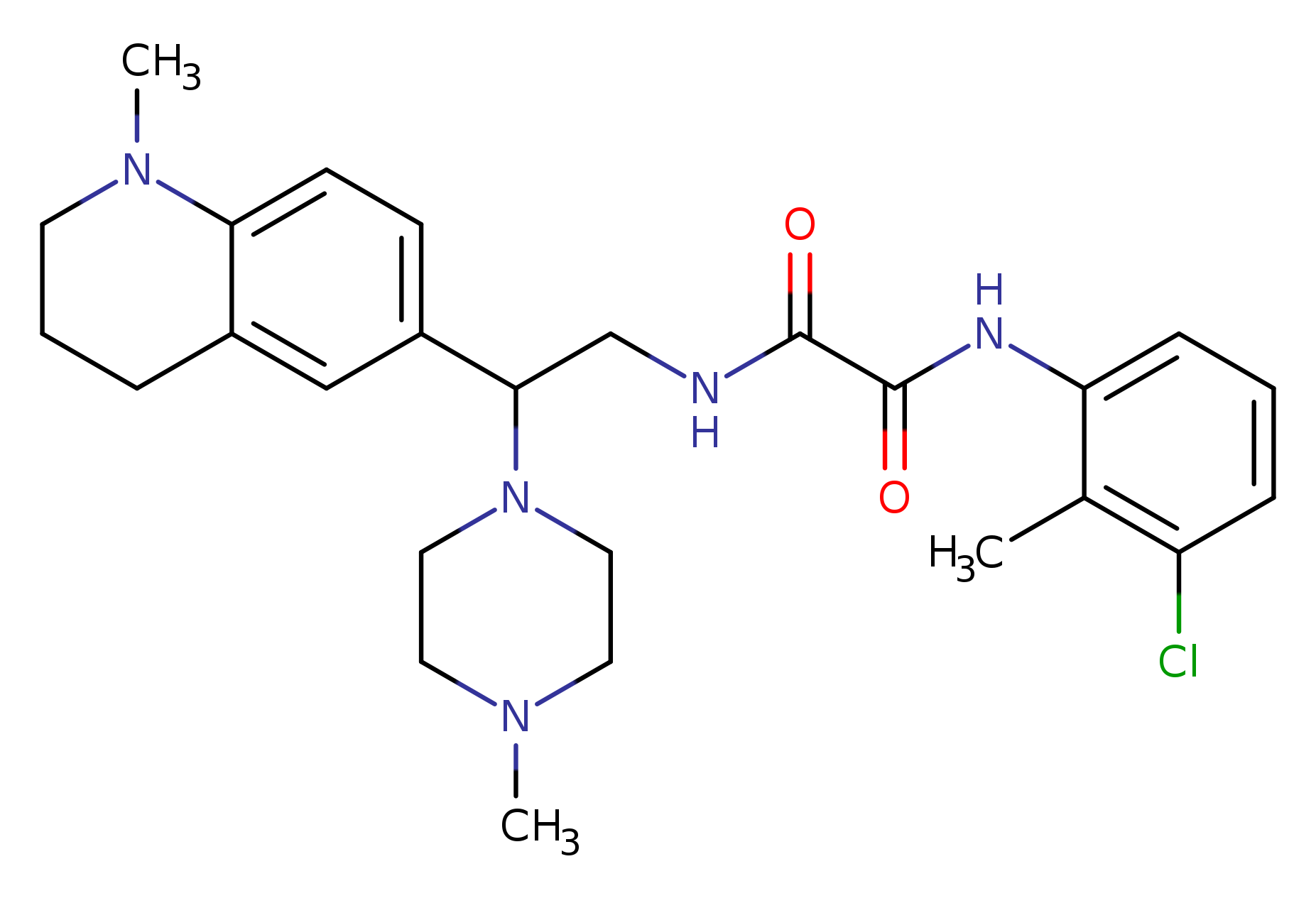 N'-(3-chloro-2-methylphenyl)-N-[2-(1-methyl-1,2,3,4-tetrahydroquinolin-6-yl)-2-(4-methylpiperazin-1-yl)ethyl]ethanediamide