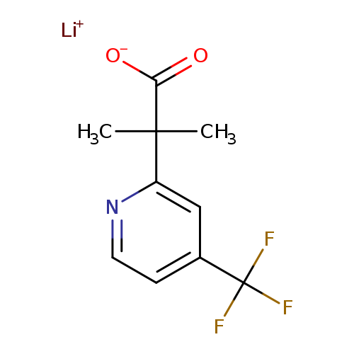 lithium(1+) ion 2-methyl-2-[4-(trifluoromethyl)pyridin-2-yl]propanoate