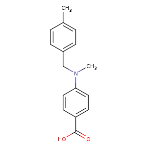 4-(Methyl[(4-methylphenyl)methyl]amino)benzoic acid