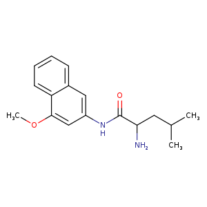 2-amino-N-(4-methoxy-2-naphthyl)-4-methylpentanamide