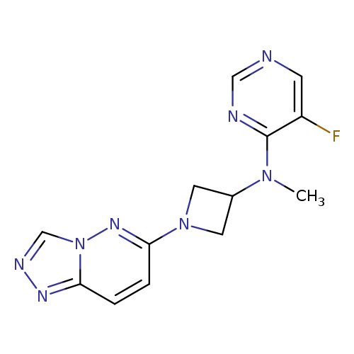 5-fluoro-N-methyl-N-(1-{[1,2,4]triazolo[4,3-b]pyridazin-6-yl}azetidin-3-yl)pyrimidin-4-amine