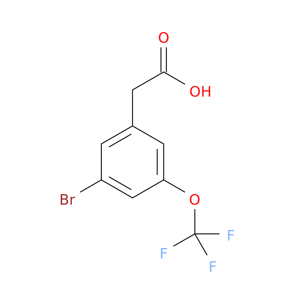 2-(3-Bromo-5-(trifluoromethoxy)phenyl)acetic acid