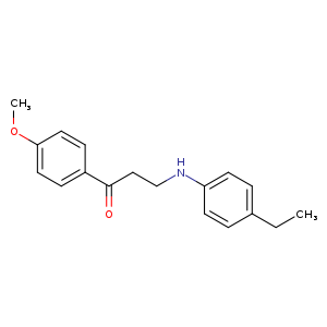 3-((4-Ethylphenyl)amino)-1-(4-methoxyphenyl)propan-1-one