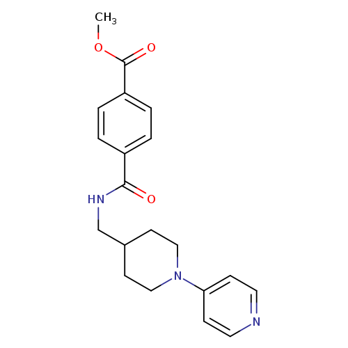 methyl 4-({[1-(pyridin-4-yl)piperidin-4-yl]methyl}carbamoyl)benzoate