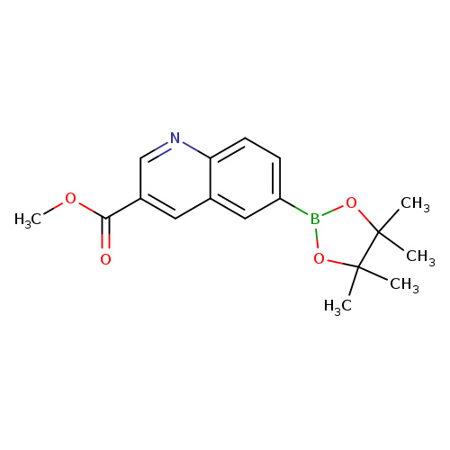 Methyl 6-(4,4,5,5-tetramethyl-1,3,2-dioxaborolan-2-yl)quinoline-3-carboxylate
