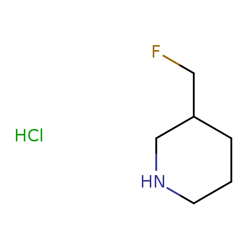 Piperidine, 3-(fluoromethyl)-, hydrochloride (1:1)