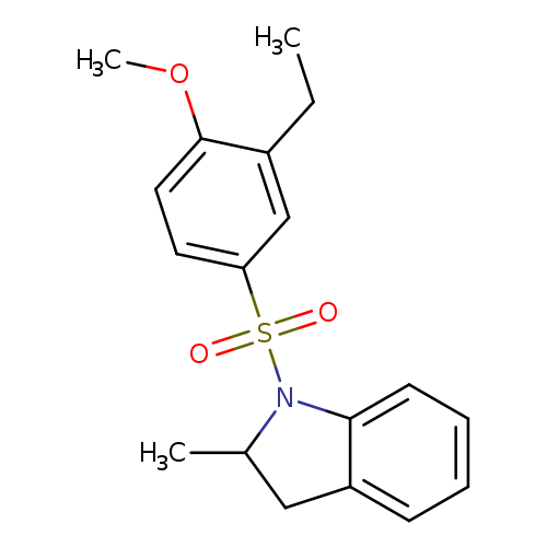 1-(3-ethyl-4-methoxybenzenesulfonyl)-2-methyl-2,3-dihydro-1H-indole