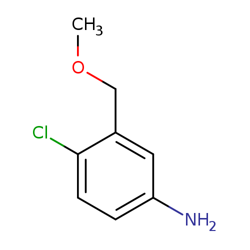 4-chloro-3-(methoxymethyl)aniline
