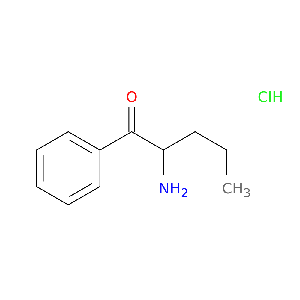 2-amino-1-phenylpentan-1-one hydrochloride
