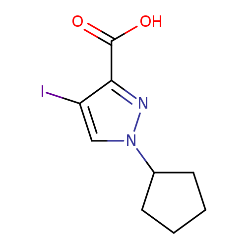 1-Cyclopentyl-4-iodo-1H-pyrazole-3-carboxylic acid