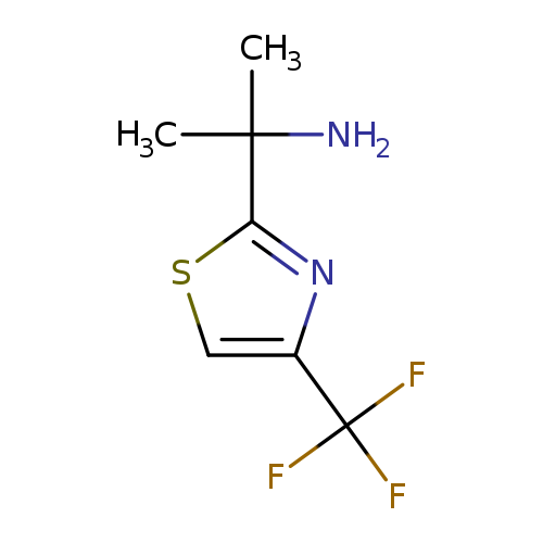2-[4-(trifluoromethyl)-1,3-thiazol-2-yl]propan-2-amine